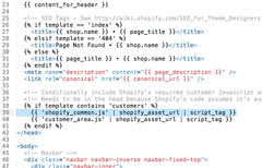 Clean, Commented Markup.